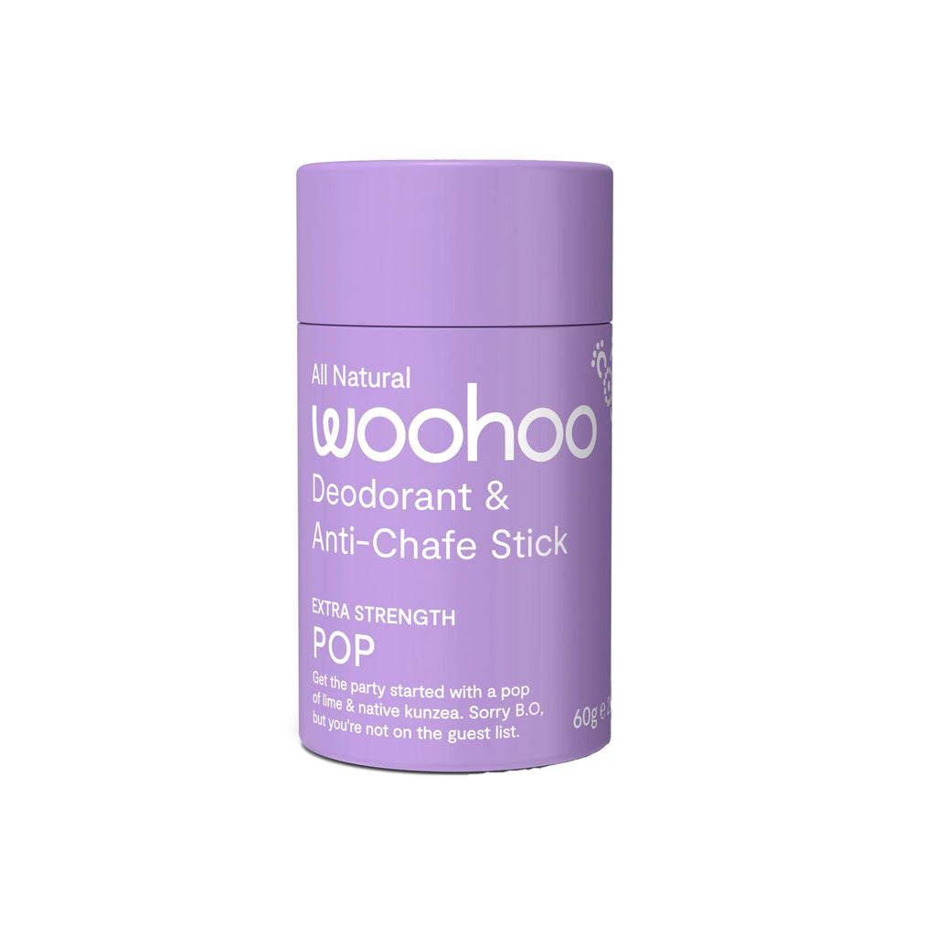 Woohoo Deodorant & Anti-Chafe Stick 'Pop' 60g image 0