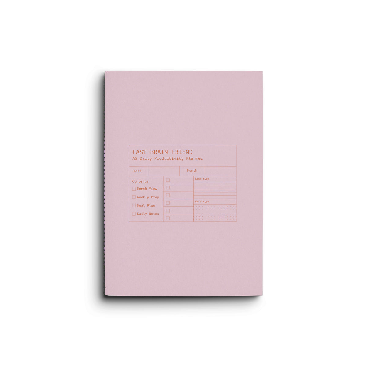 Creator's Friend Notebook - Fast Brain Daily Productivity Planner (Musk Stick) image 0