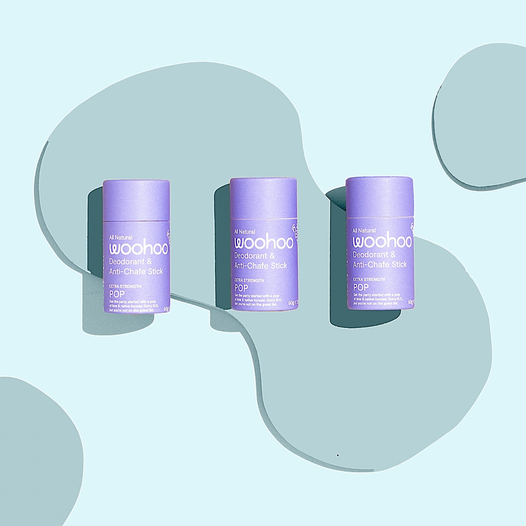Woohoo Deodorant & Anti-Chafe Stick 'Pop' 60g image 2