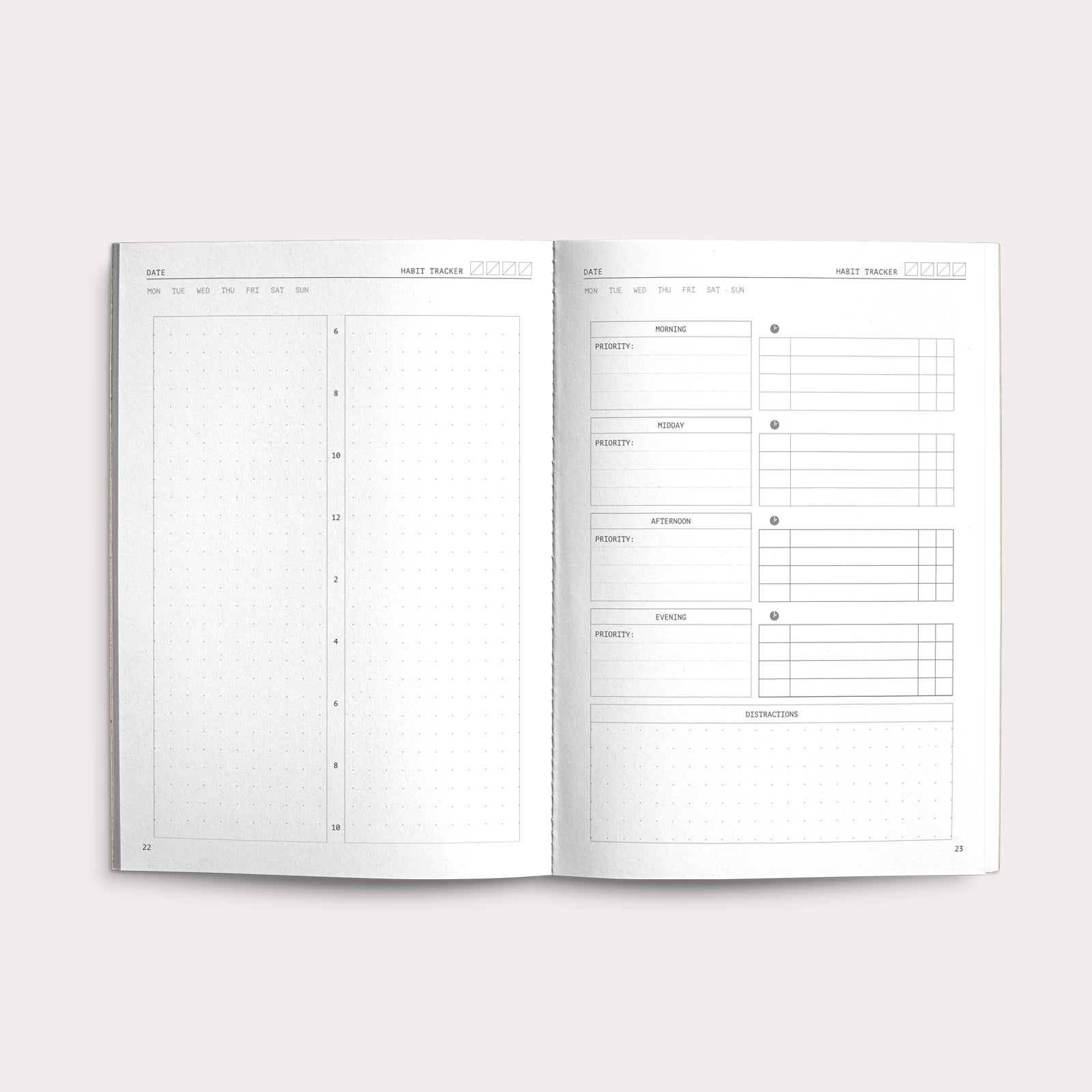 Creator's Friend Notebook - Fast Brain Daily Productivity Planner (Larimar) image 5