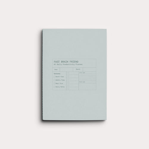 Creator's Friend Notebook - Fast Brain Daily Productivity Planner (Larimar) image 1