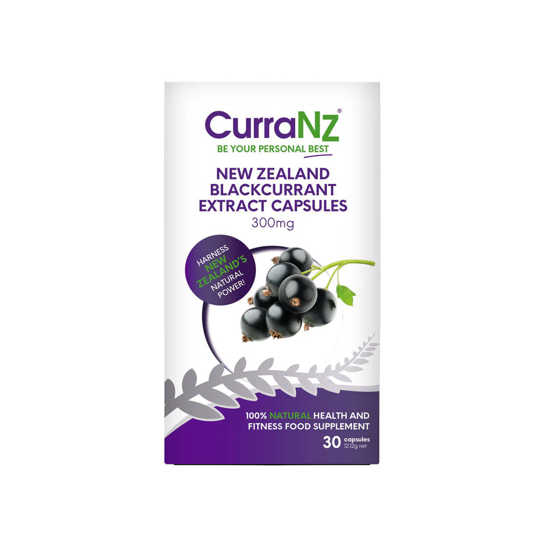 CurraNZ New Zealand Blackcurrant Extract Capsules (30 Pack) image 0