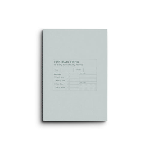 Creator's Friend Notebook - Fast Brain Daily Productivity Planner (Larimar) image 0