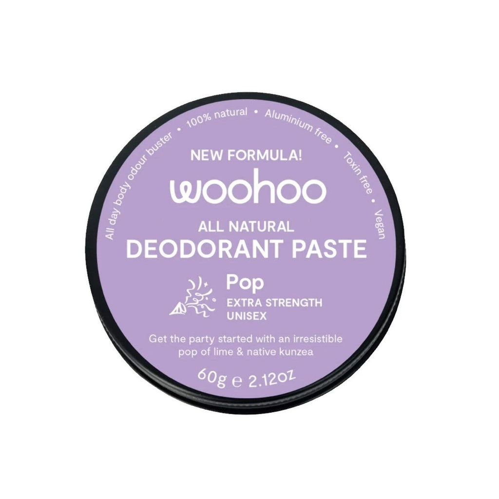 Woohoo All Natural Deodorant Paste 'Pop' 60g image 0
