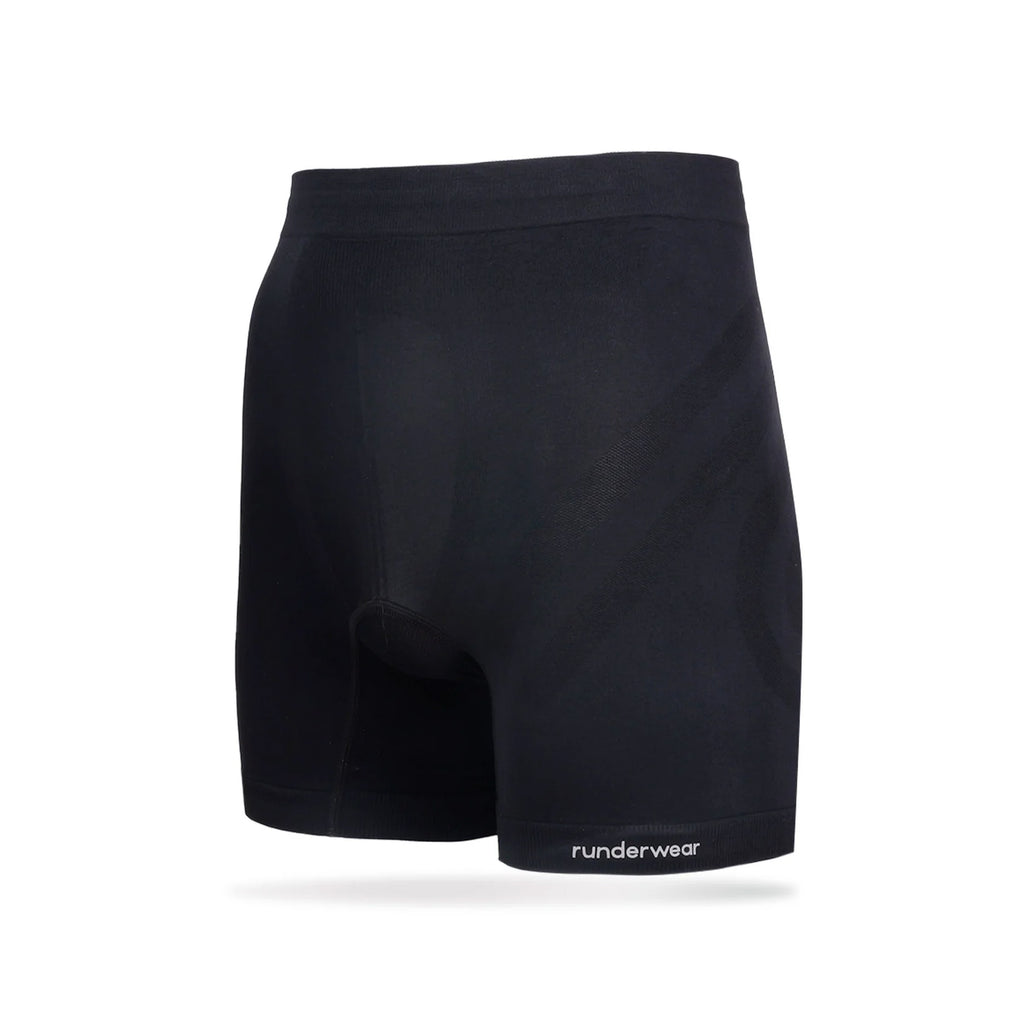 Runderwear Men's Running Boxer Shorts - Black