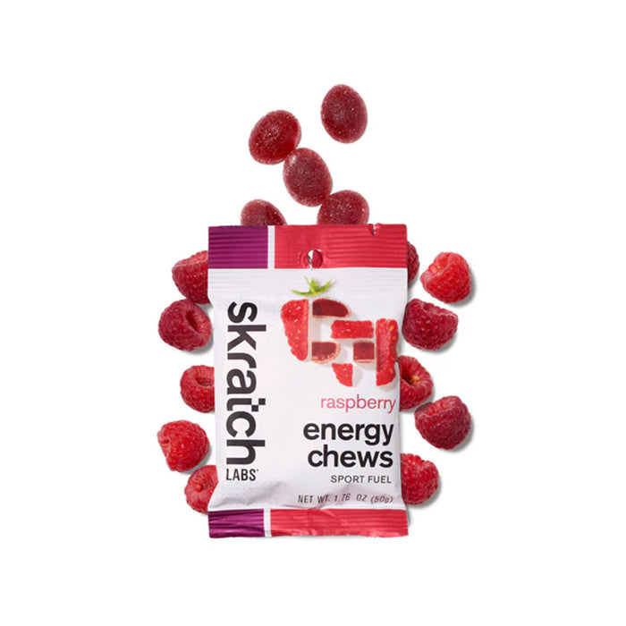 Skratch Labs Energy Chews Sport Fuel - Raspberry (50g)