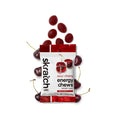Skratch Labs Energy Chews Sport Fuel - Sour Cherry with Caffeine (50g)