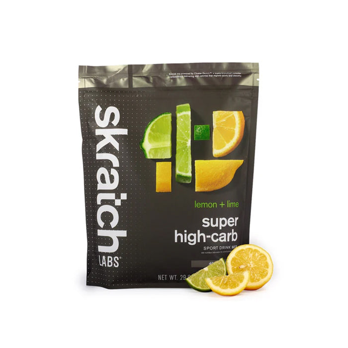 Skratch Labs Super High-Carb Sport Drink Mix - Lemon Lime 840g (3200 Calorie Bag)