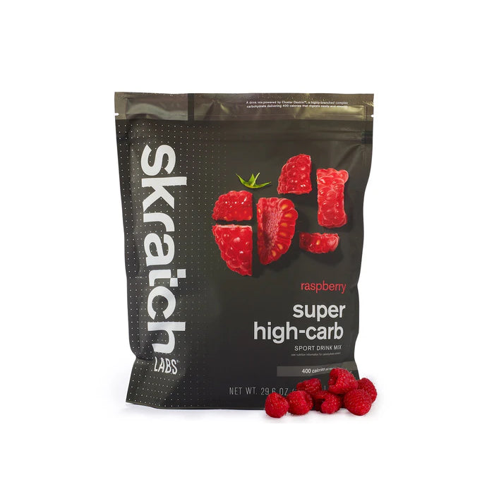 Skratch Labs Super High-Carb Sport Drink Mix - Raspberry 840g (3200 Calorie Bag)