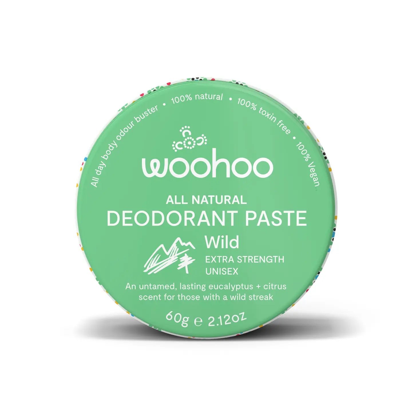 Woohoo All Natural Deodorant Paste 'Wild' 60g image 0