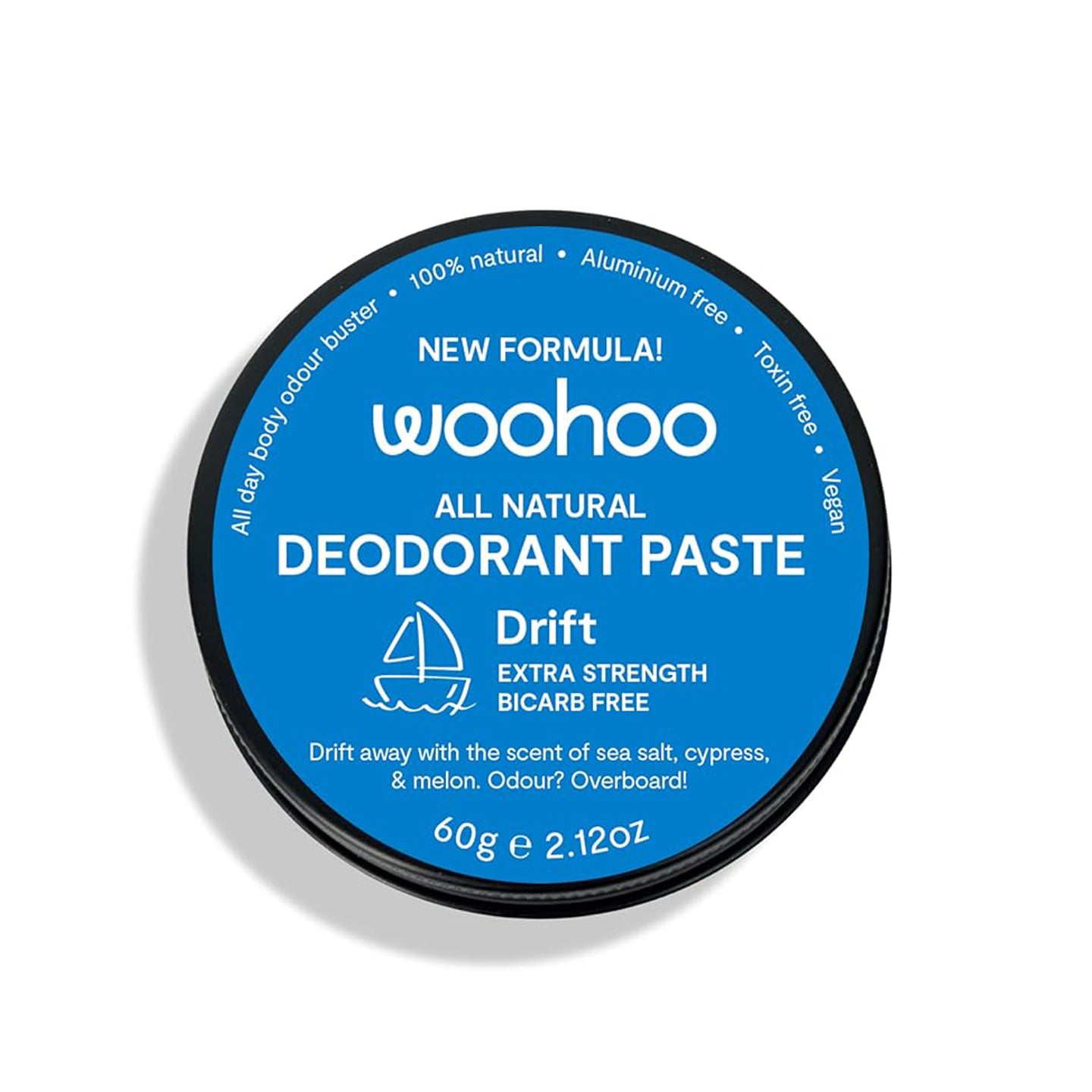 Woohoo All Natural Deodorant Paste 'Drift' 60g image 0
