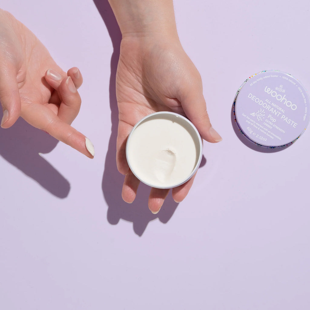 Woohoo All Natural Deodorant Paste 'Pop' 60g image 1