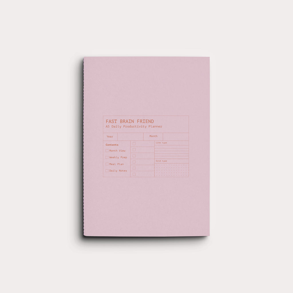 Creator's Friend Notebook - Fast Brain Daily Productivity Planner (Musk Stick) image 1
