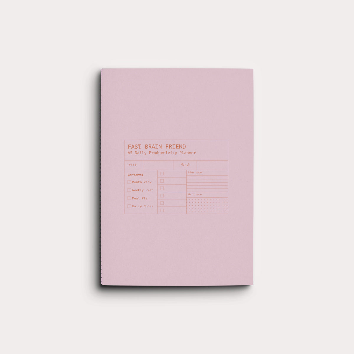 Creator's Friend Notebook - Fast Brain Daily Productivity Planner (Musk Stick) image 1