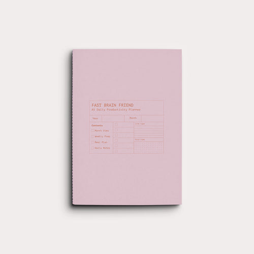 Creator's Friend Notebook - Fast Brain Daily Productivity Planner (Musk Stick) image 1