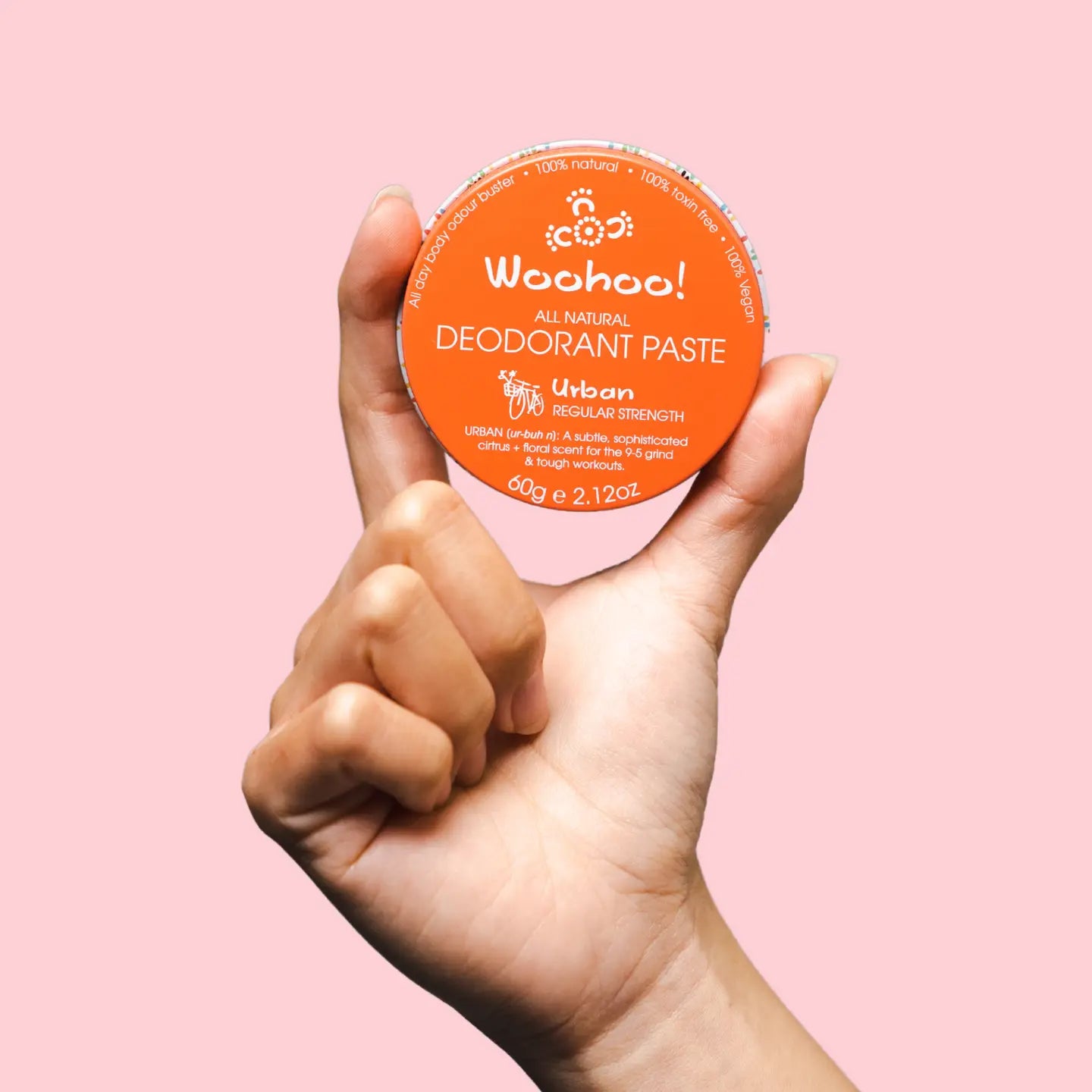 Woohoo All Natural Deodorant Paste 'Urban' 60g image 2