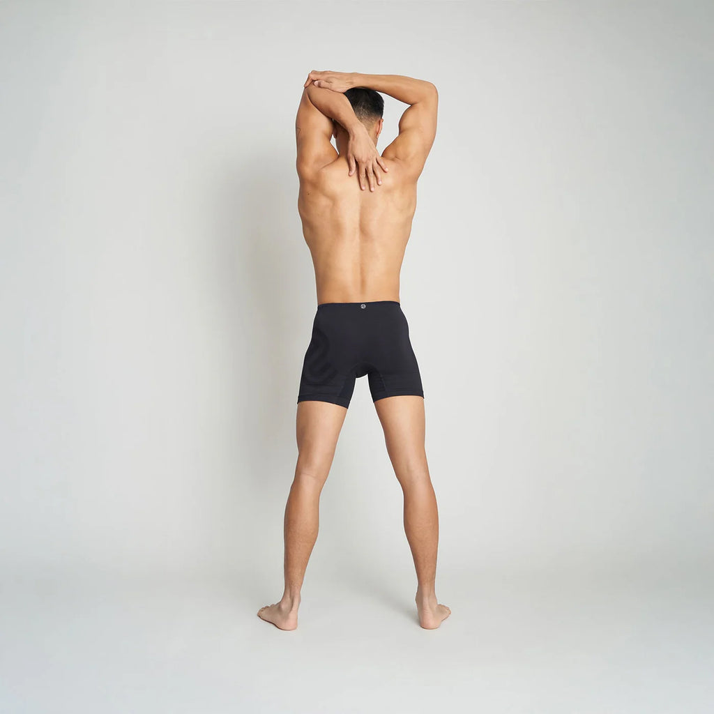 Runderwear Men's Running Boxer Shorts - Black