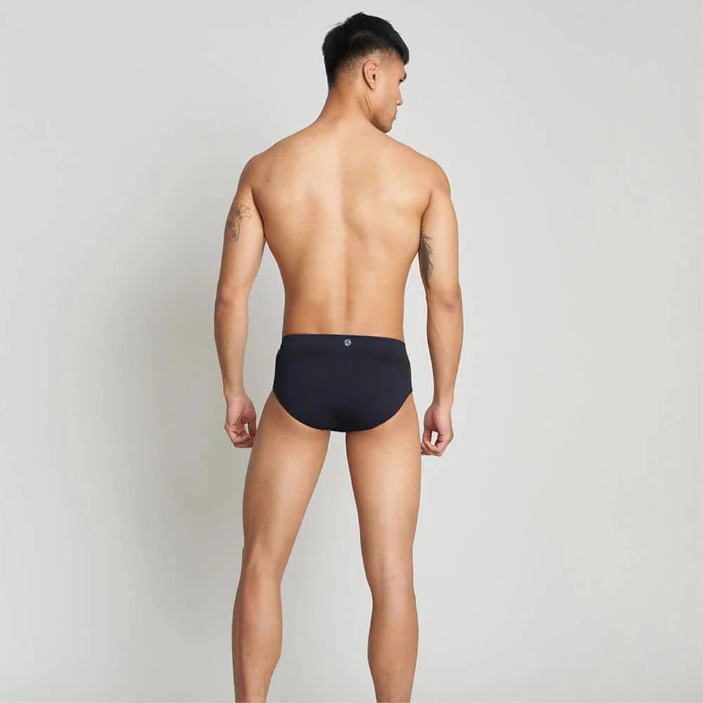 Runderwear Men's Running Briefs - Black
