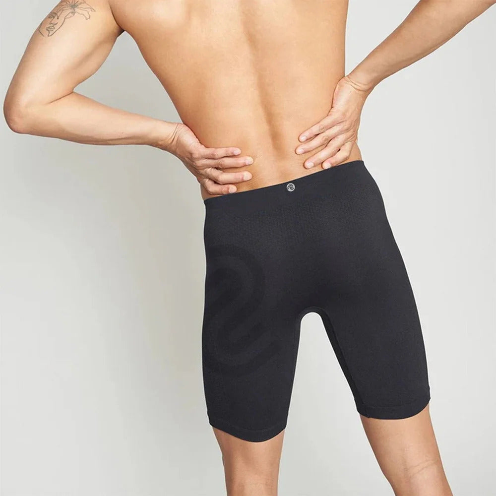 Runderwear Men's Running Long Boxer - Black